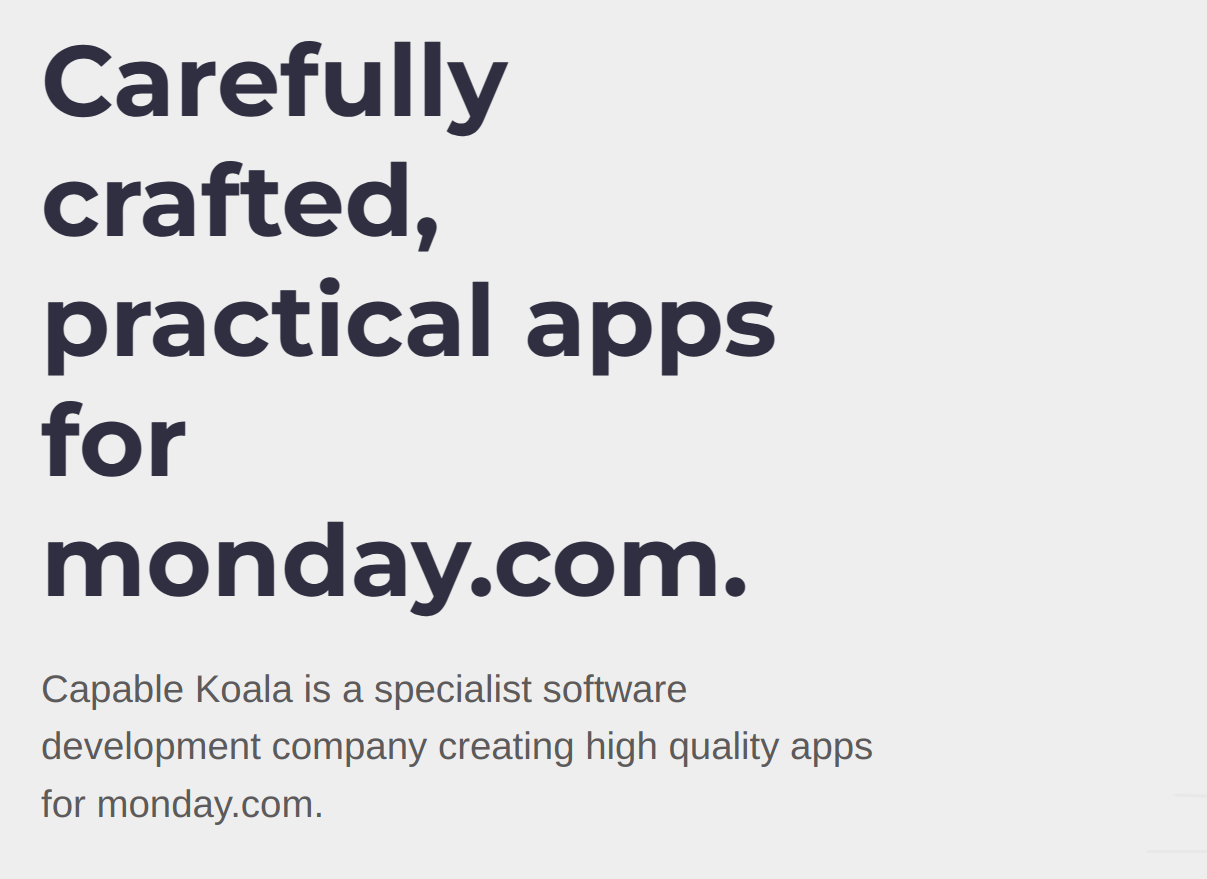 Capable Koala - monday.com +Atlassian